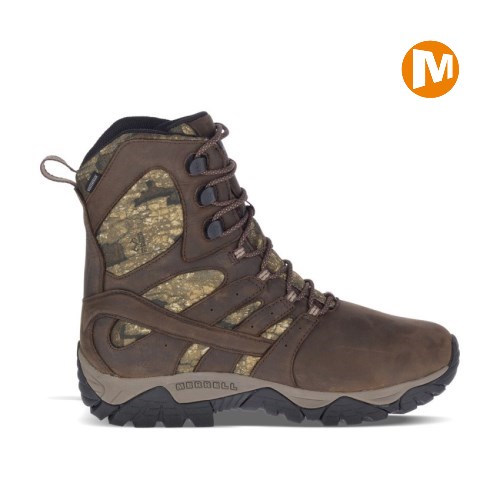 Merrell Moab Timber Thermo 8" Waterproof SR Sicherheitsschuhe Herren DunkelBraun/Camouflage [DE-XAFTW]